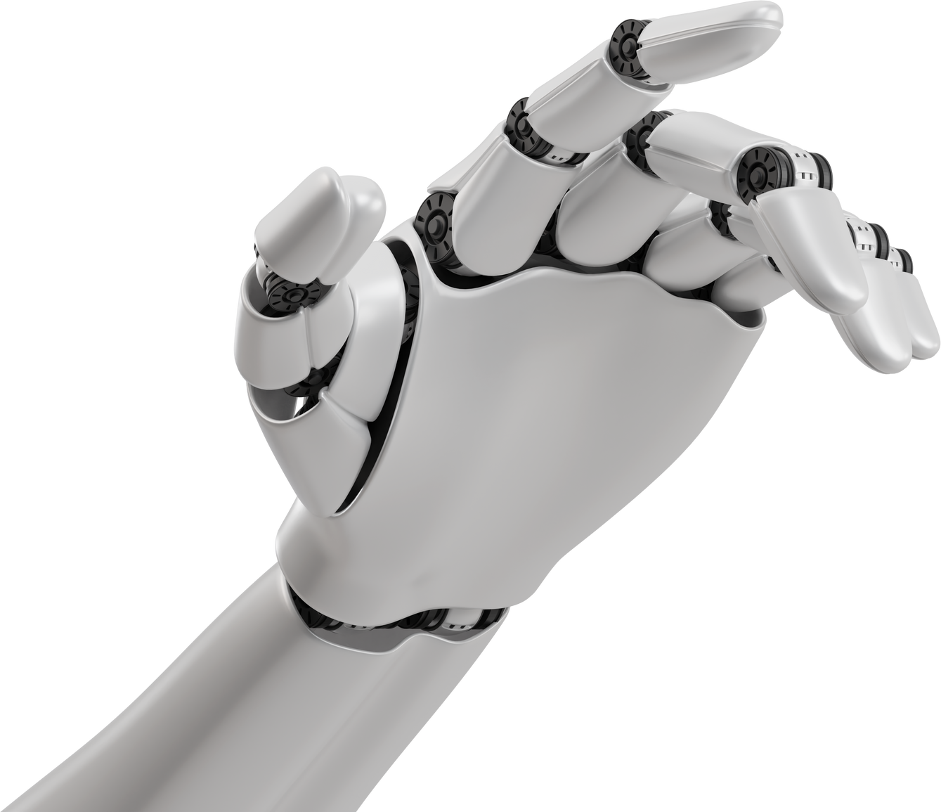 Robot hand artificial intelligence a.i. machine learning technology